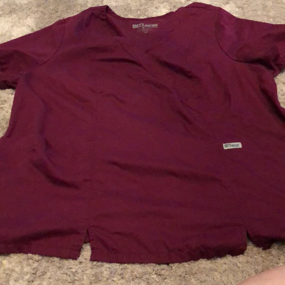 Scrub top “wine”